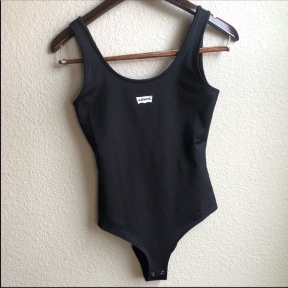 black tank top bodysuit